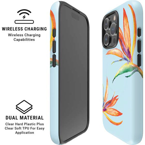 Birds of Paradise Summer iPhone 16 Pro Magsafe Impact Case
